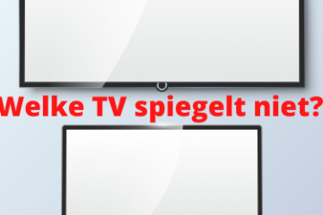 welke tv spiegelt niet