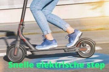 Snelle elektrische step