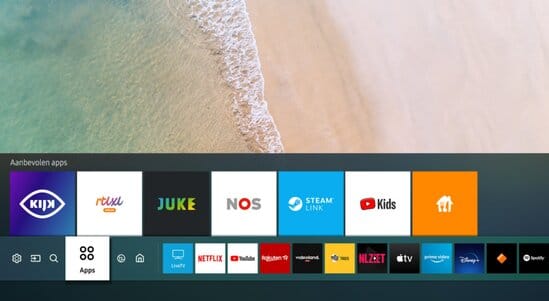 apps Samsung Crystal UHD 43TU7020