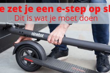 Hoe zet je een e-step op slot