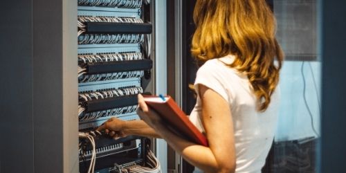 Inrichting van de serverkast