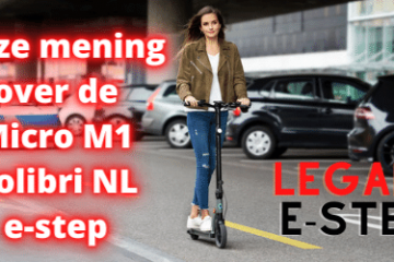 Onze mening over de Micro M1 Colibri NL e-step