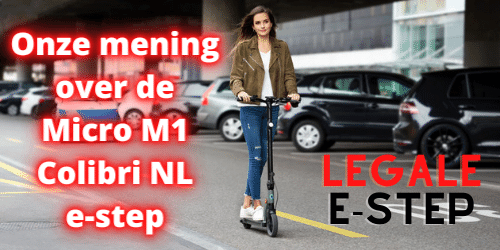 Onze mening over de Micro M1 Colibri NL e-step