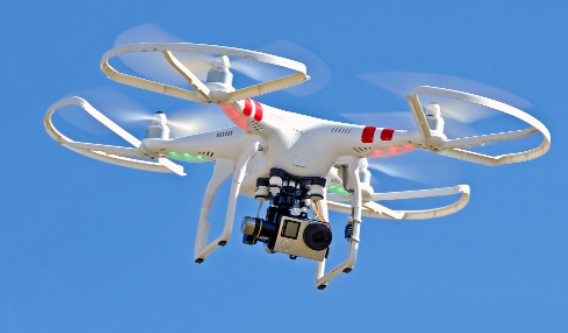 Quadcopter met camera