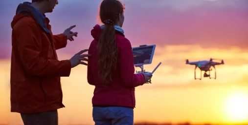 Vliegen met quadcopter
