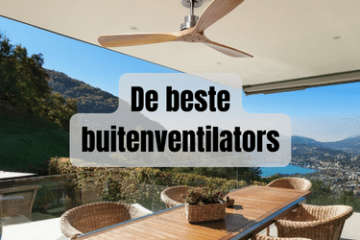 Buitenventilators plafond muur