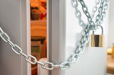 slot op koelkast beveiliging