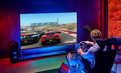 Gamen op grote TV