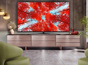 Grote TV 86 inch kijkafstand