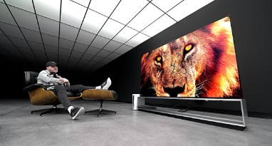 Grote TV 88 inch kijkafstand