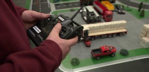 RC vrachtwagen besturing