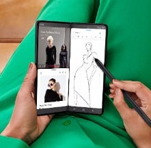 Samsung foldable smartphone