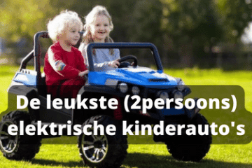 2 persoons elektrische kinderauto's