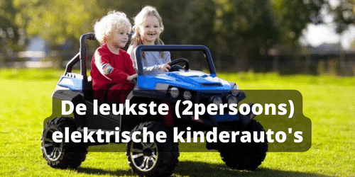 2 persoons elektrische kinderauto's