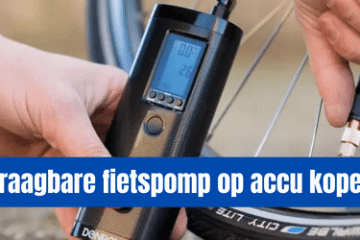 Draagbare fietspomp op accu kopen