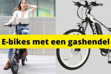 E-bikes met een gashendel