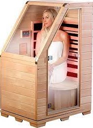 Kleine mobiele sauna hout