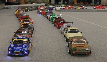 RC drift auto wedstrijd