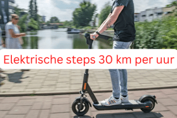 Elektrische steps 30 km per uur