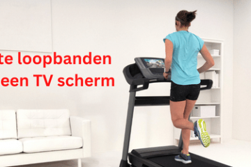 loopbanden met een TV scherm