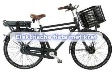 elektrische fiets met krat