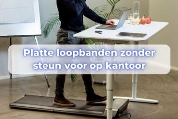 platte loopband zonder steun voor onder je bureau