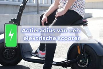 actieradius elektrische scooter
