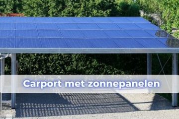 carport met zonnepanelen