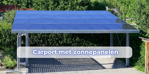 carport met zonnepanelen