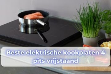 elektrische kookplaat 4 pits vrijstaand