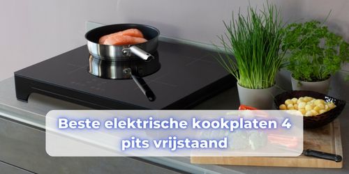 elektrische kookplaat 4 pits vrijstaand