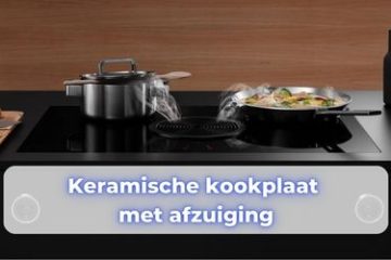 keramische kookplaat met afzuiging