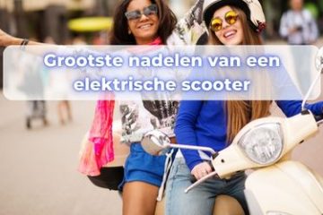 nadelen elektrische scooter