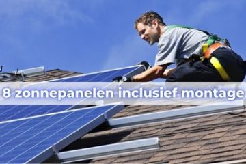 8 zonnepanelen inclusief montage