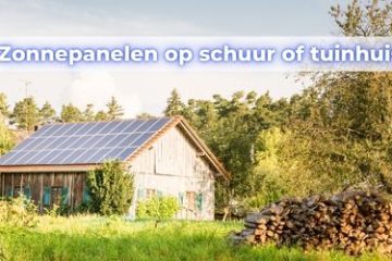 zonnepanelen op schuur