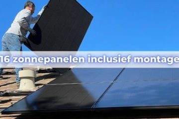 16 zonnepanelen inclusief montage