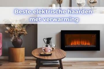 elektrische haard met verwarming