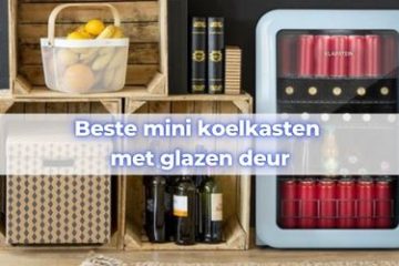 mini koelkast glazen deur