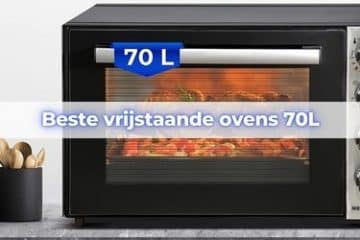 vrijstaande oven 70 liter