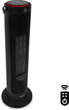 VONROC keramische verwarming met thermostaat