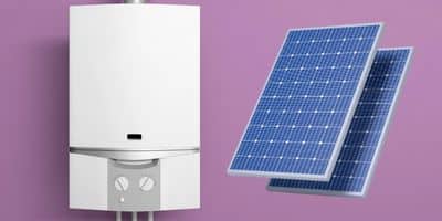 zonneboiler of elektrische boiler met zonnepanelen