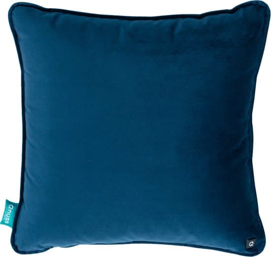 Qnuss Qomfy Velvet Midnight Blue 45x45 – productafbeelding